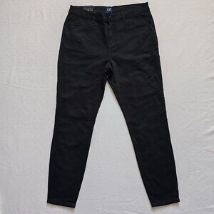 NWT GAP Men's Slim Fit Chino Pants - Black - Size 12 - GapFlex Stretch Cotton